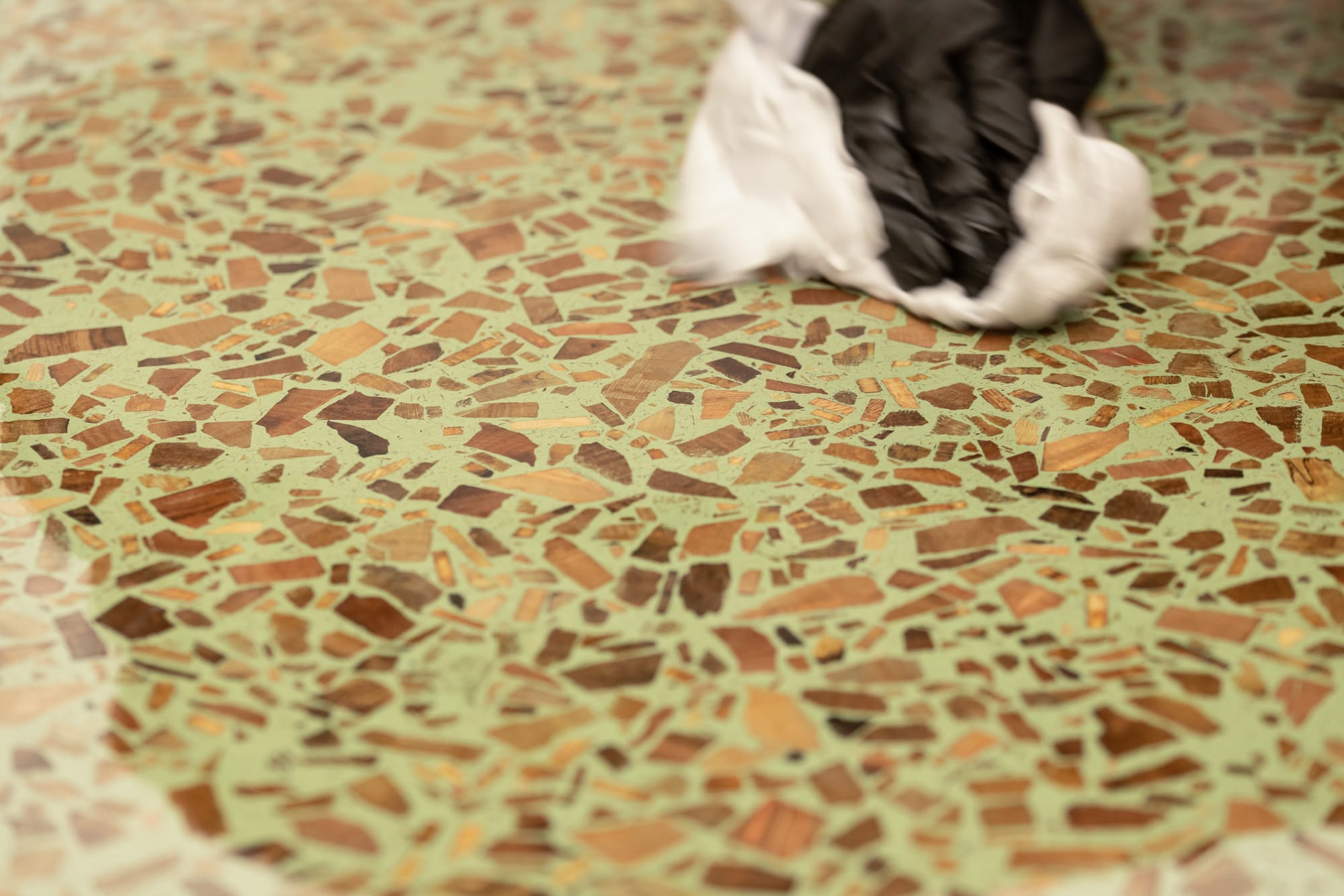 Timber terrazzo